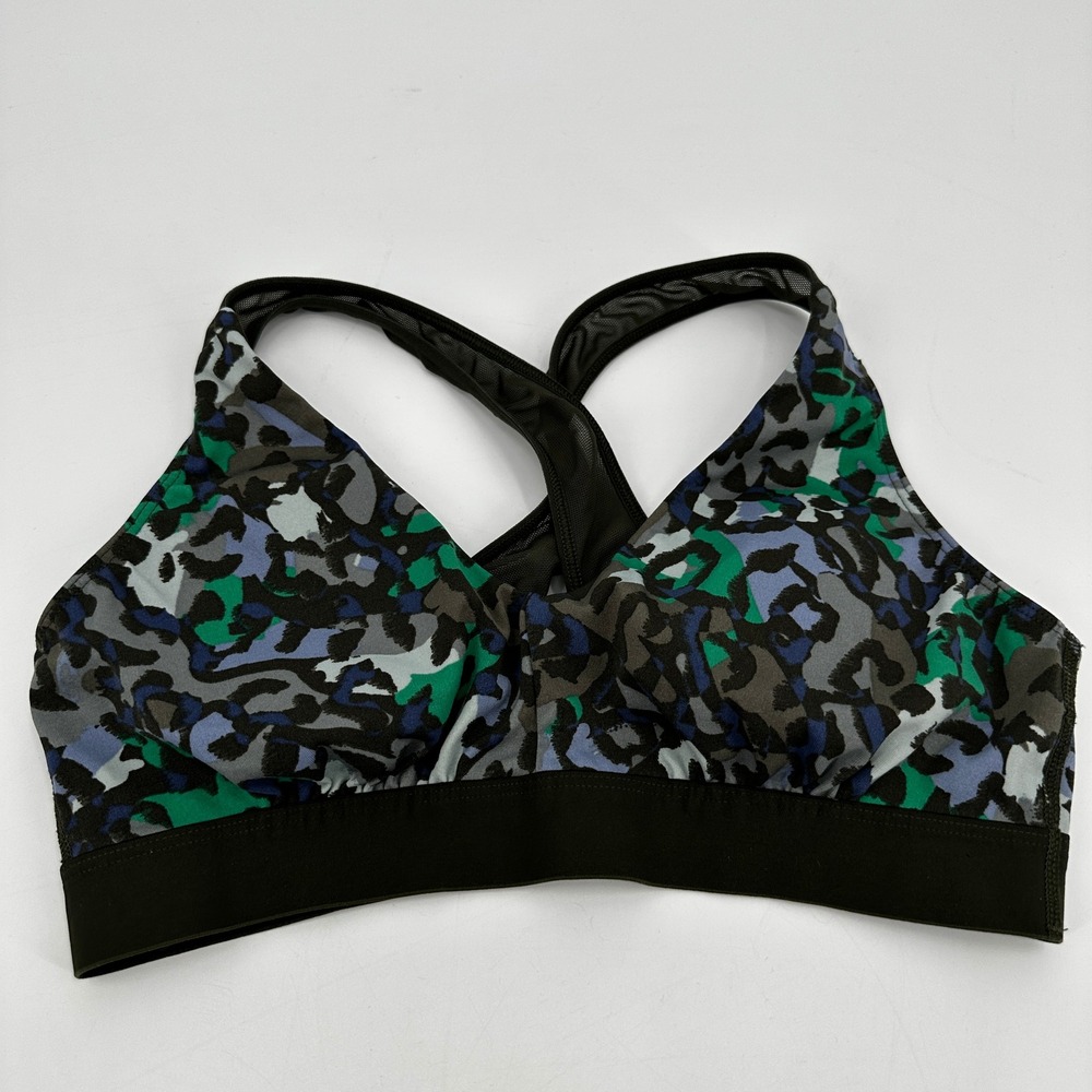 Aerie Sports Bra Camouflage Print‎ Medium Support Workout Activewear Size Small
